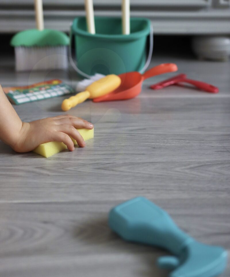 Lastele mõeldud koristusvahendid