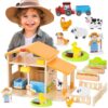Puidust Talukomplekt Lastele mänguasi