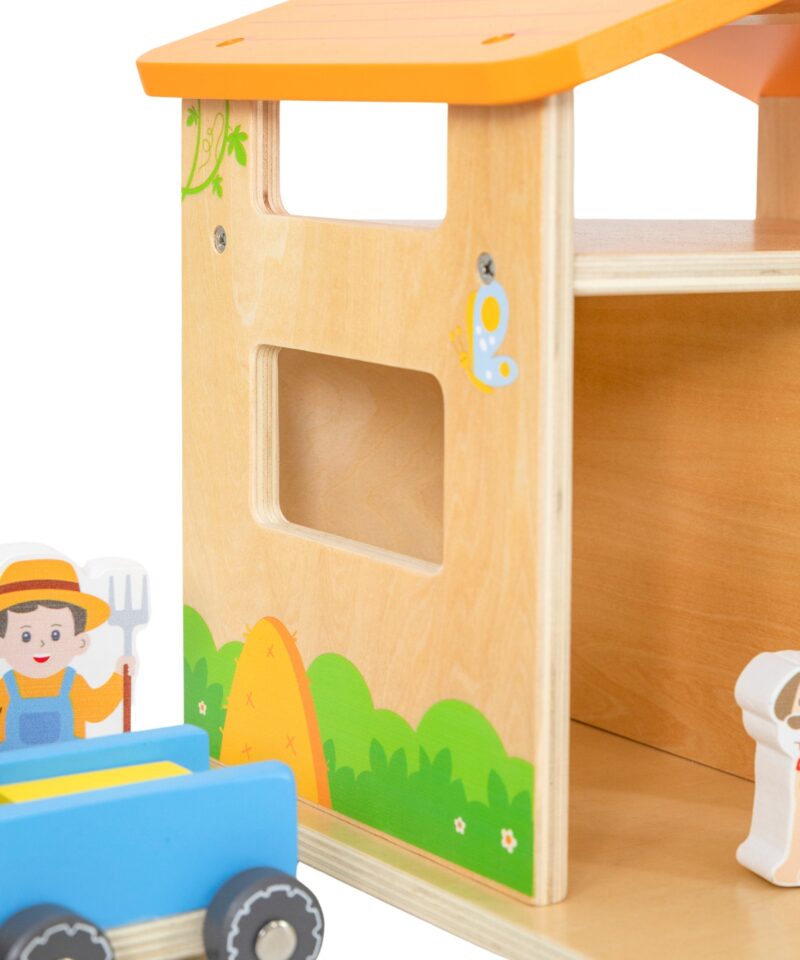Lastele mõeldud puidust talukomplekt