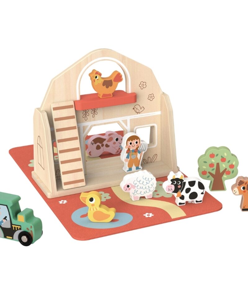 Farmikomplekt koos loomade figuuridega