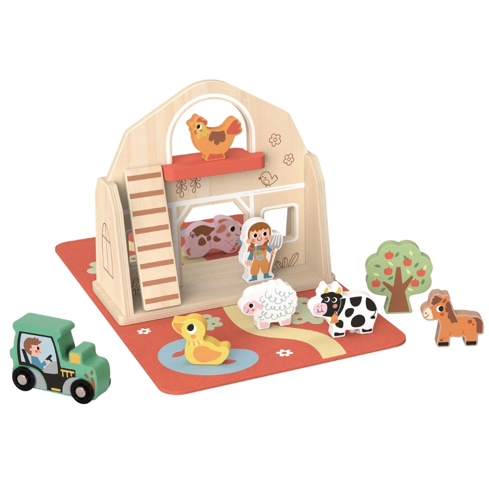 Farmikomplekt koos loomade figuuridega