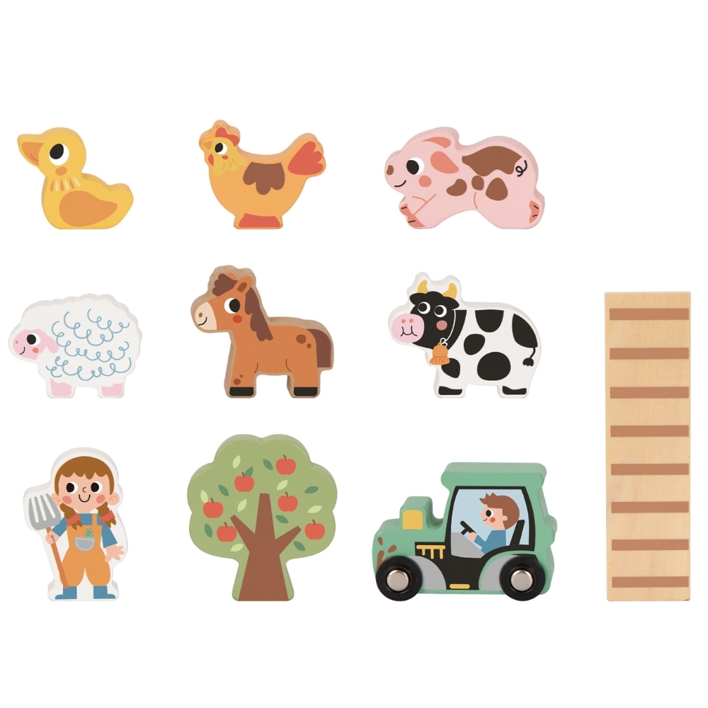 Farmikomplekt koos loomade figuuridega