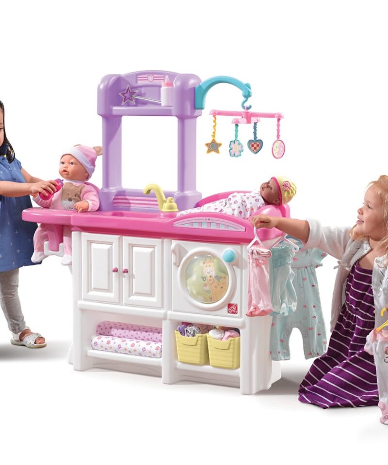 Laste Mängunurk Nukkudele koos mähkimislauaga