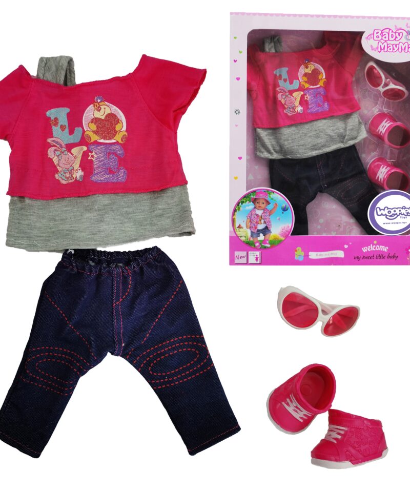 Kingituseks sobiv nuku riietekomplekt