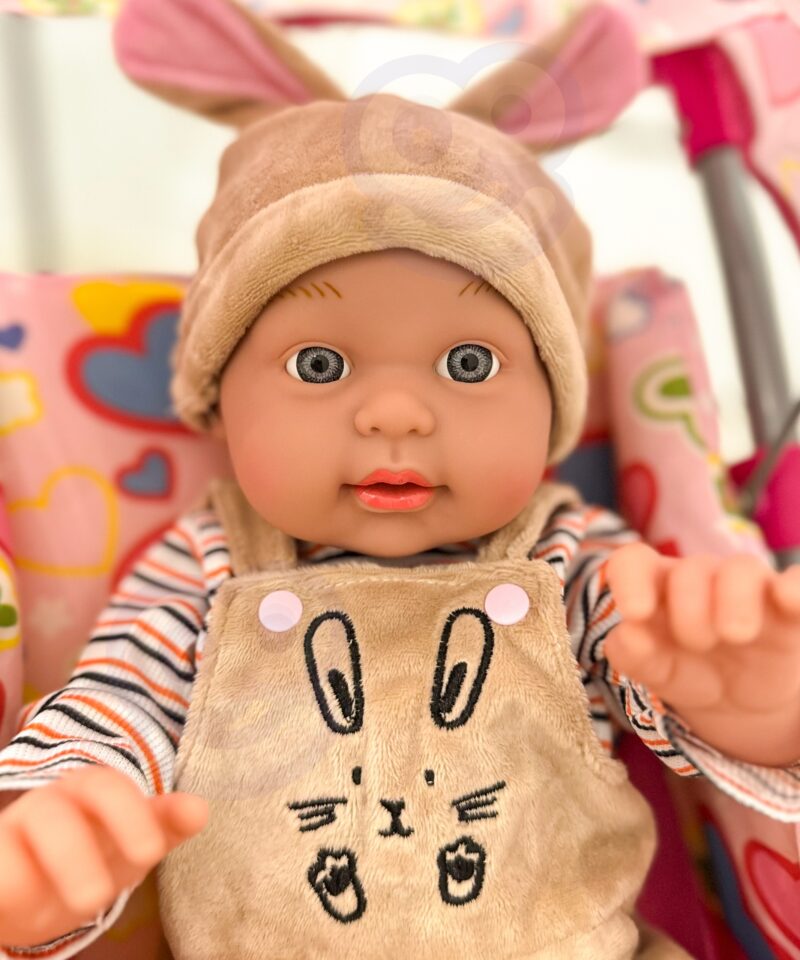 Liikuvate jäsemetega nukukomplekt