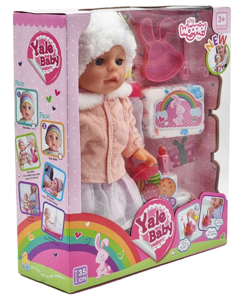 Sünnipäevatordiga interaktiivne nukk