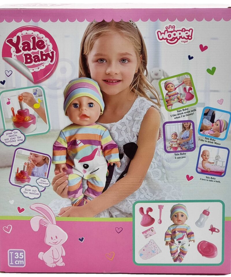 Sünnipäevatordiga interaktiivne nukk