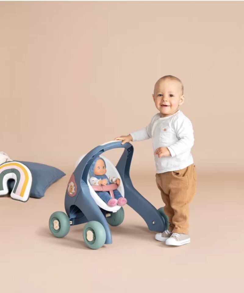 Kolm-ühes mängukäru ja nukuvanker