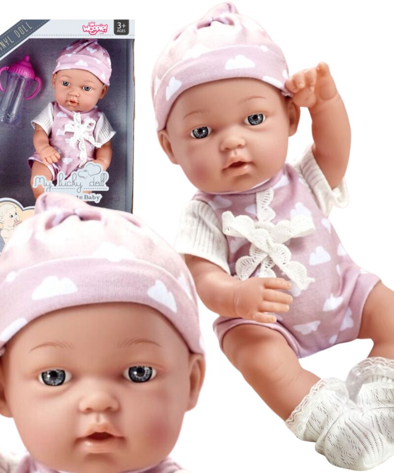 Armas beebi nukk roosades riietes