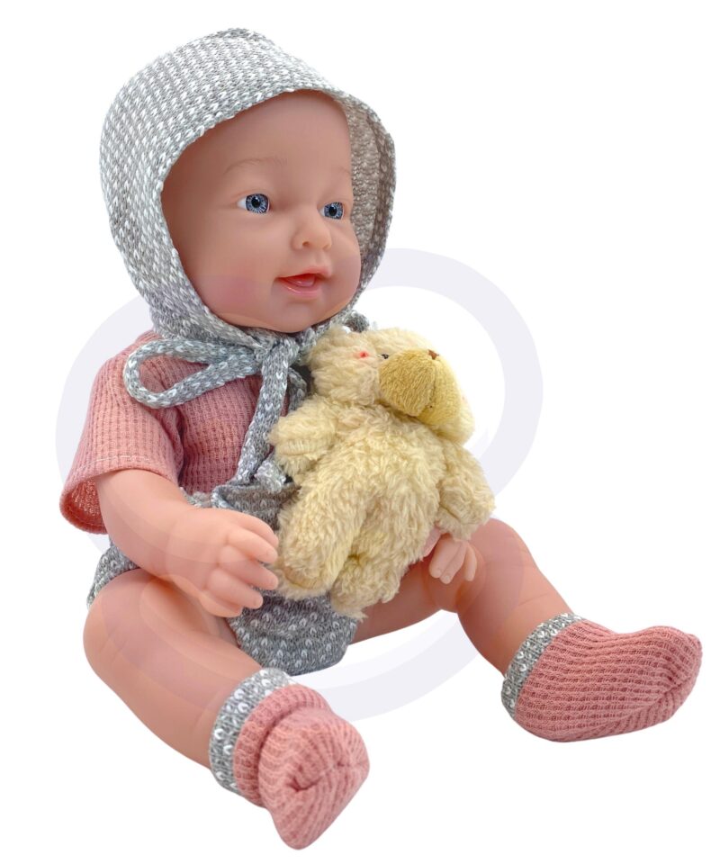 Beebinukk, millel on liikuvad jäsemed