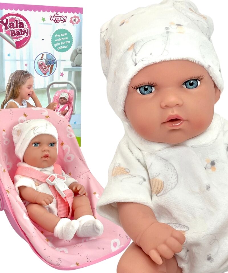 Nukk ja roosa kandealus komplekt