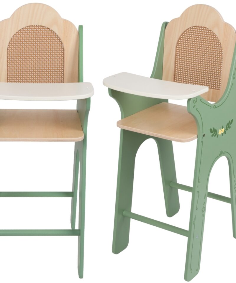 Puidust nukutoitmise tool lilledega