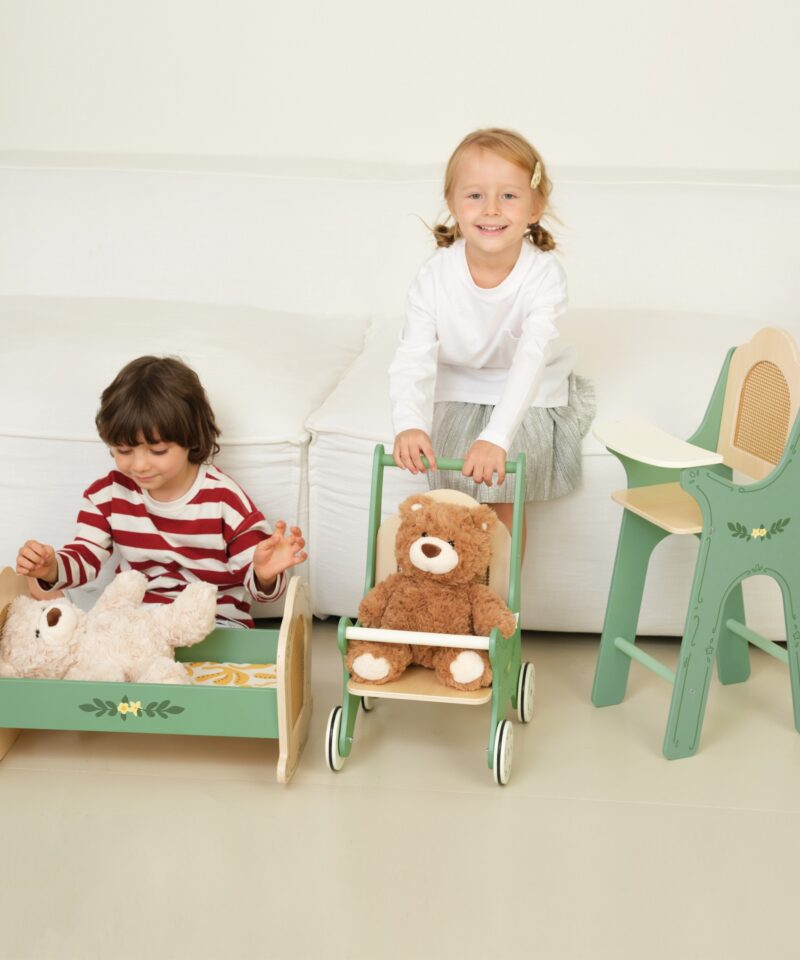 Retrostiilis nukutoitmise tool lastele