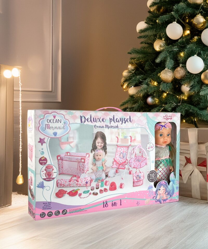 Loovad mänguvõimalused merineitsi komplektis