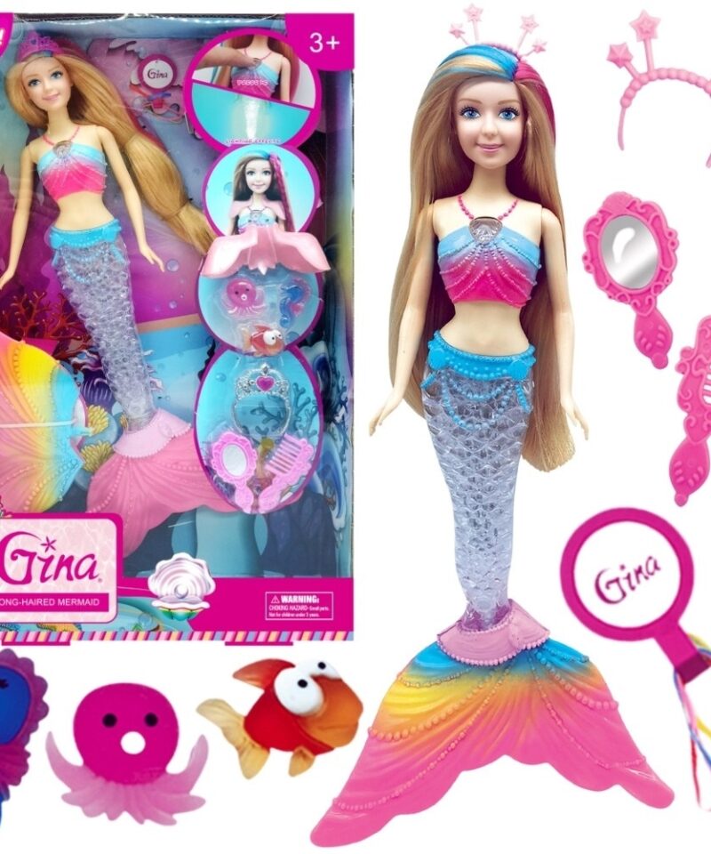 Võluväega merineitsi nukk särab ja mängib muusikat