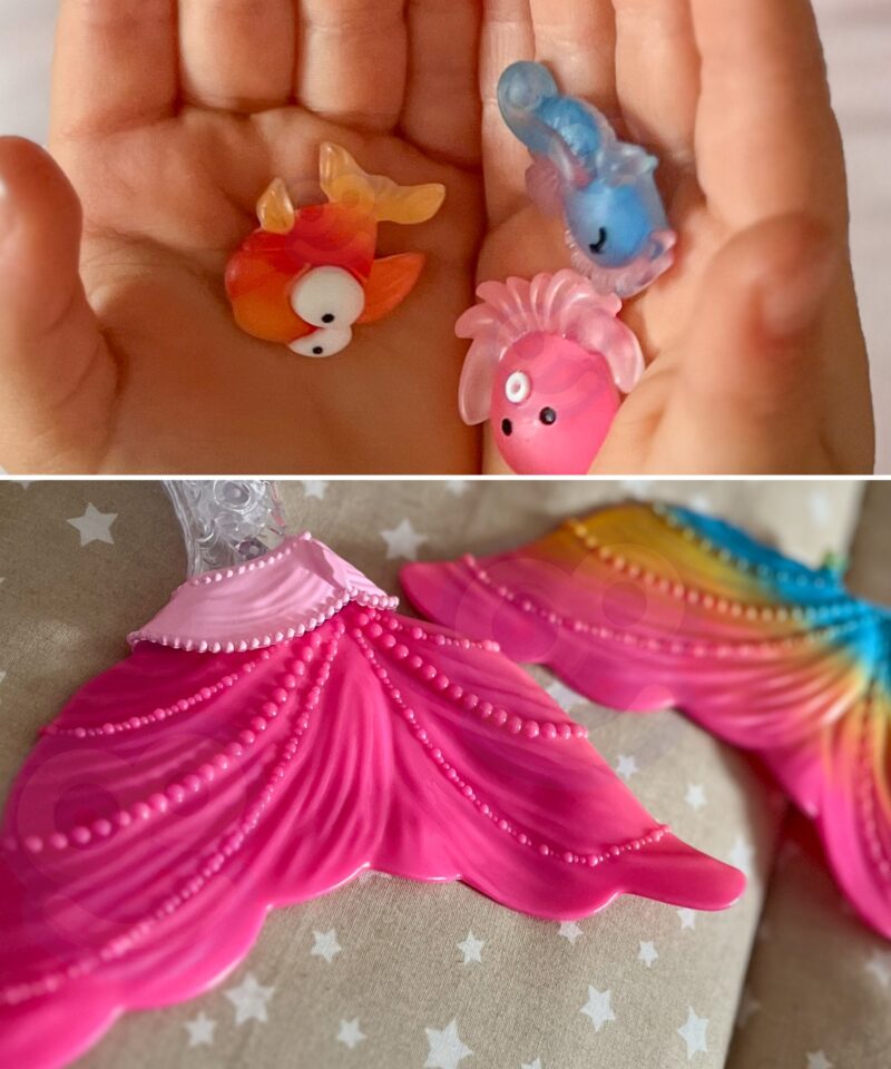 Komplekt sisaldab nelja veealust sõpra