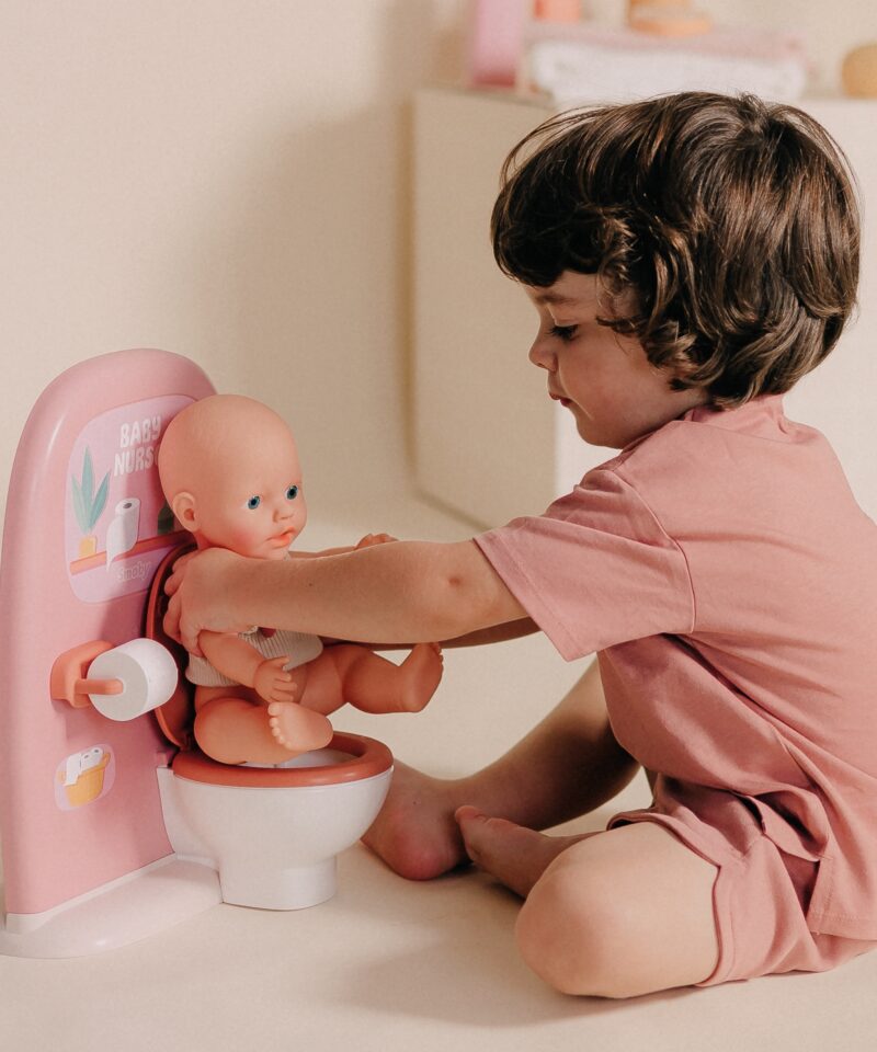 Kaunite toonidega nuku tualettkomplekt