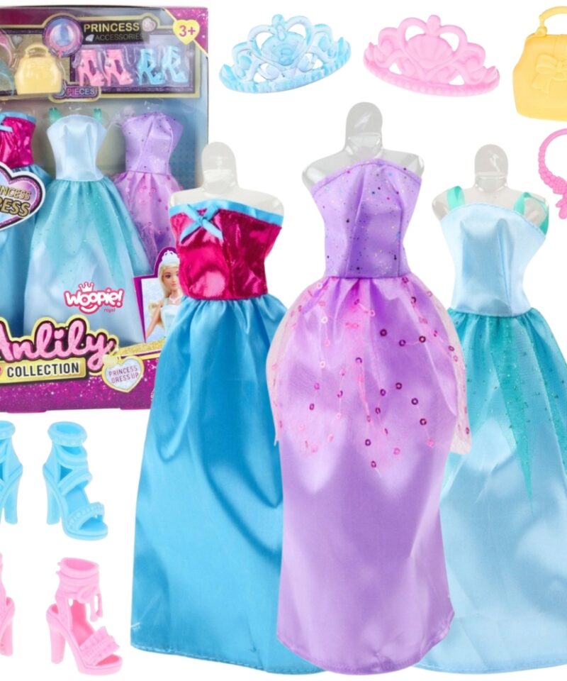 Moodne nukkude aksessuaaride komplekt