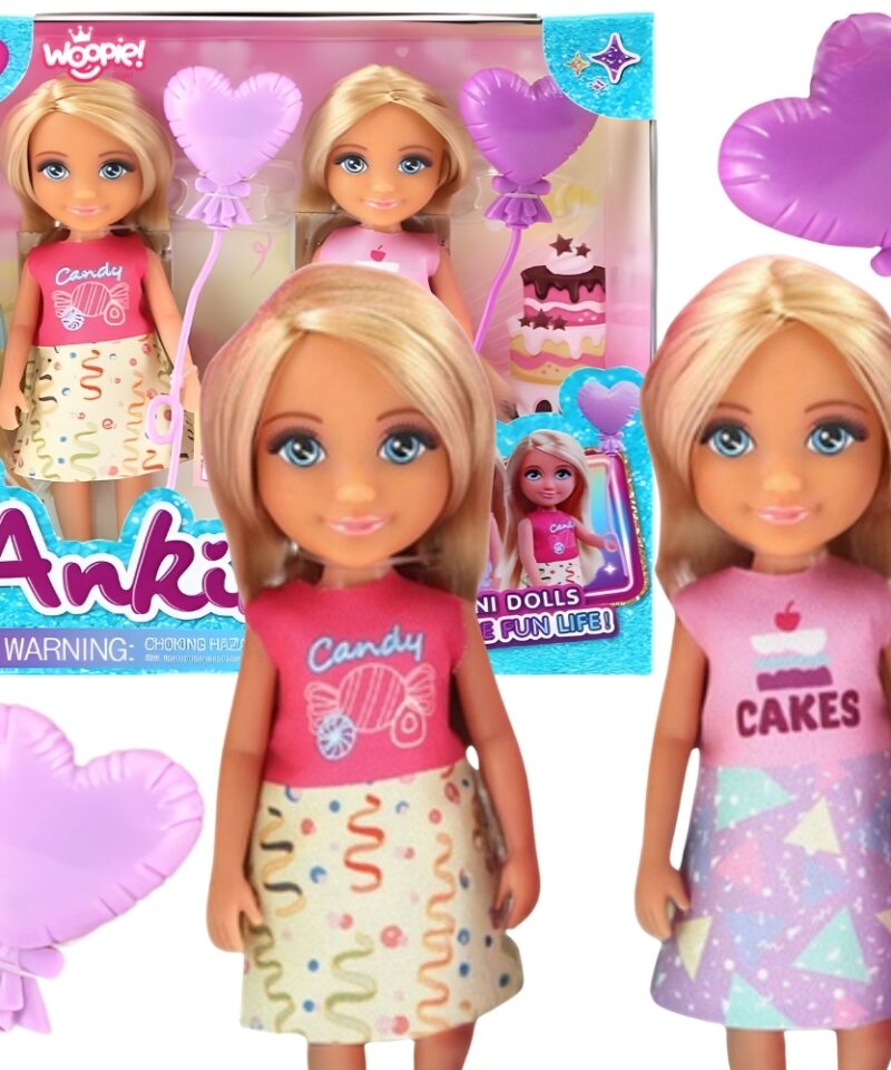 Sünnipäeva nukumängu komplekt koos mini-nukkudega