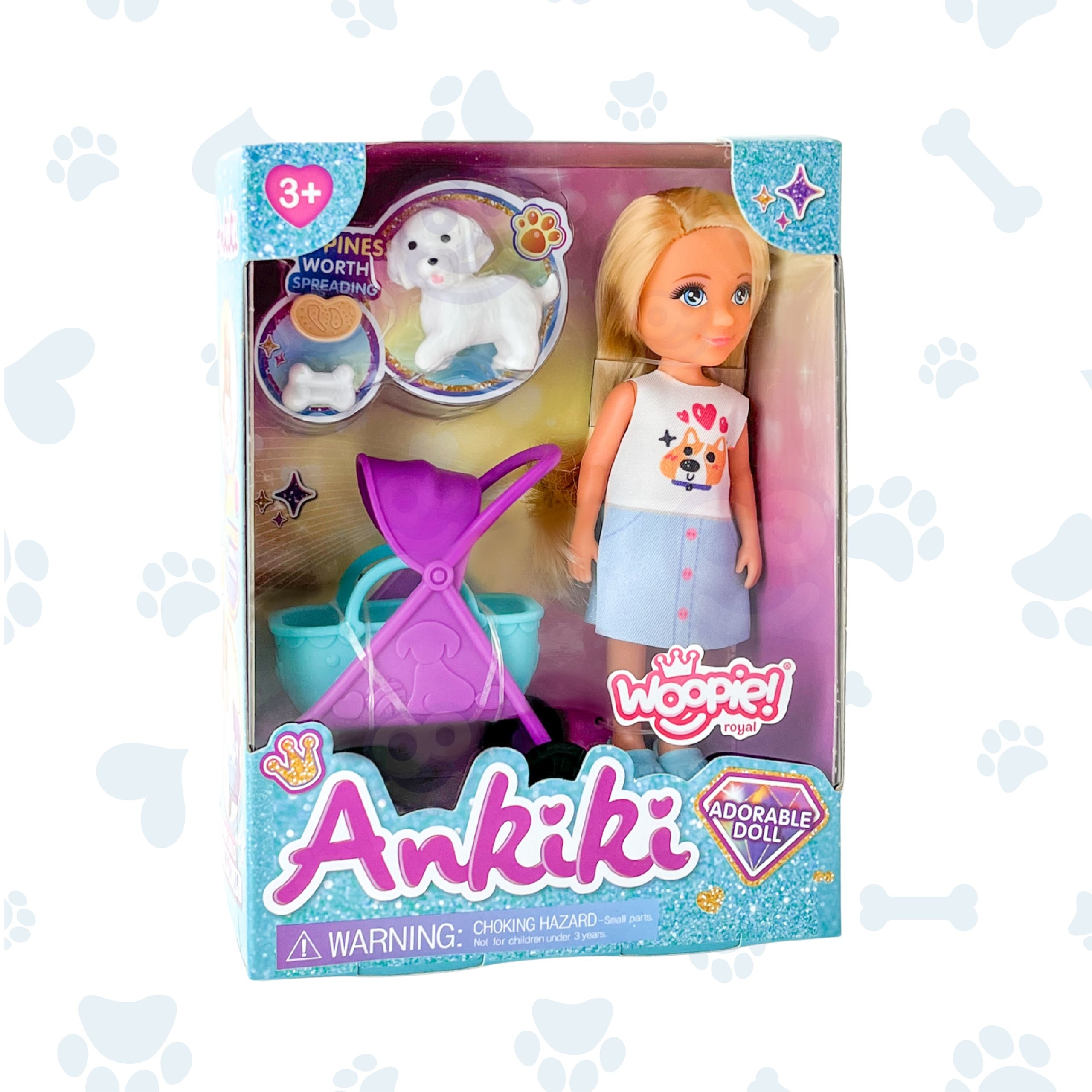 Lõbus nukumäng loomade hoolitsemise teemal