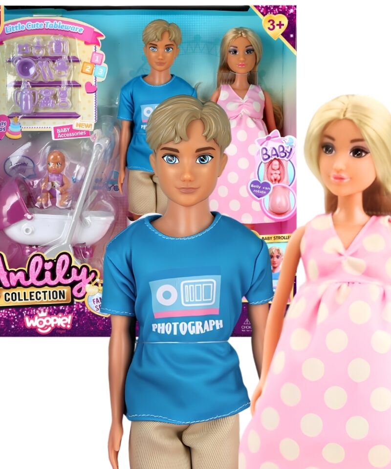 Pereelu Nukukomplekt Lastele koos aksessuaaridega