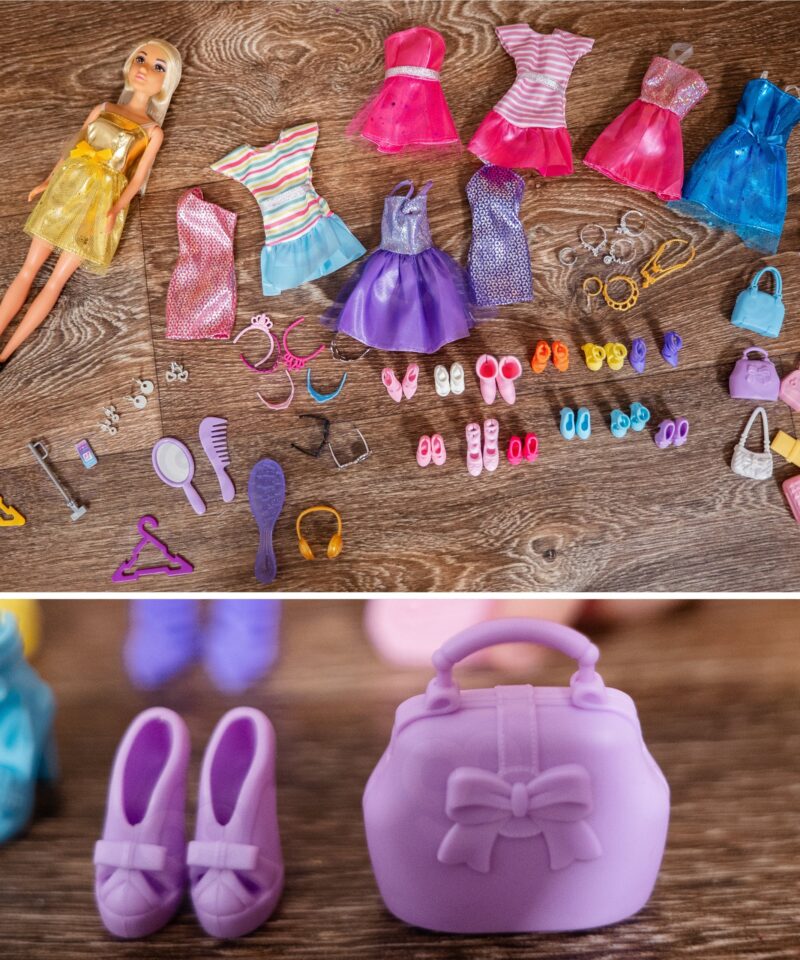 Lili nukk koos lisakleitidega