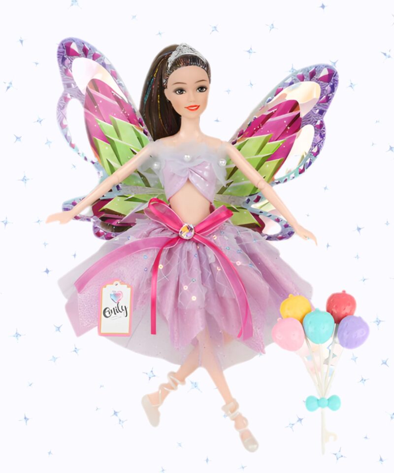 Lastele mõeldud haldjanukk sädelevate tiibadega