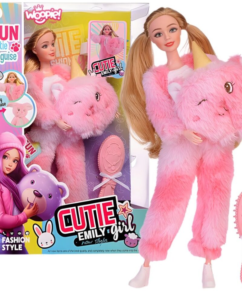 Armas nukk roosas kostüümis mängimiseks