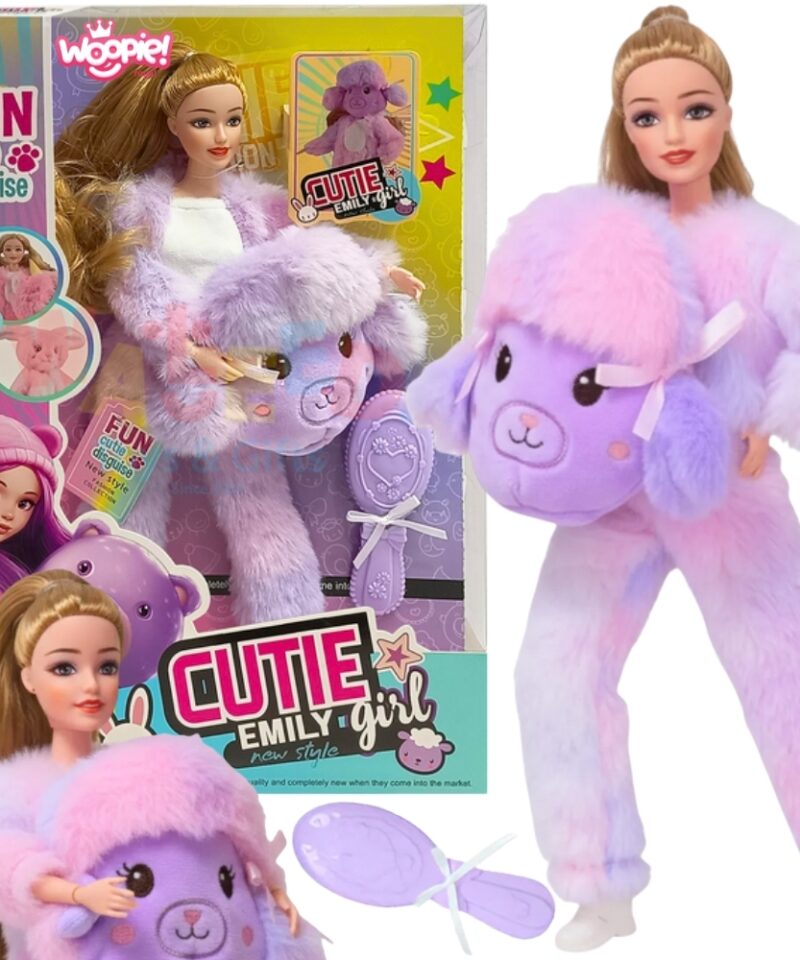 Violetne nukk lambakostüümis