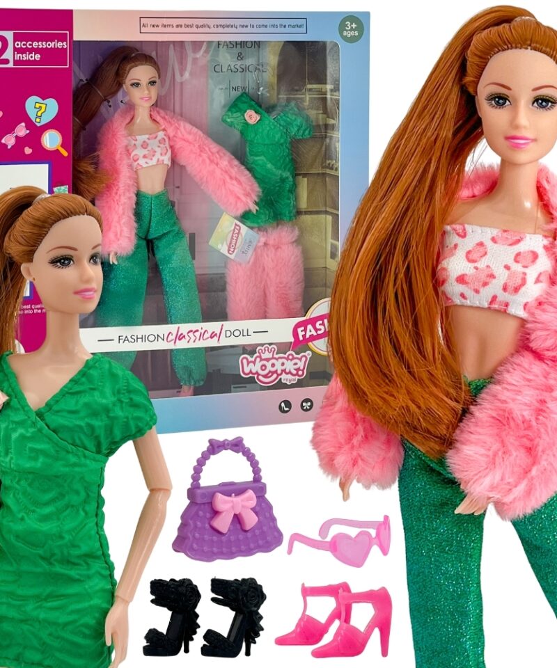 Moodinukk üllatustega poseerimas