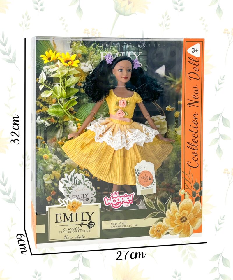 Nukk päevalillemotiiviga karbis