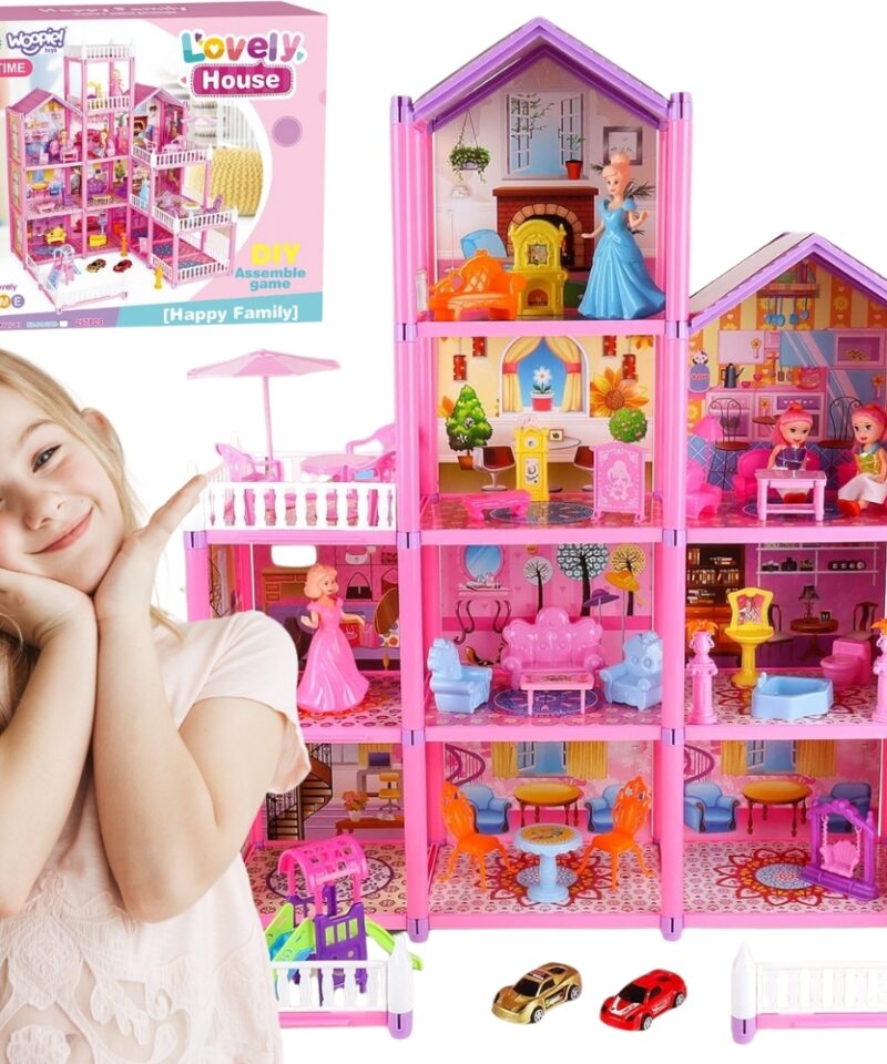 Kolmekorruseline nukumaja avatud vaade