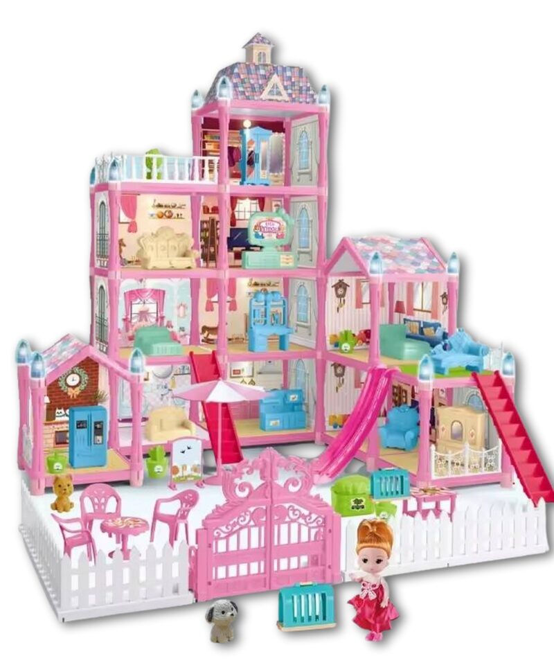 Kaunis nukumaja laste loovmänguks