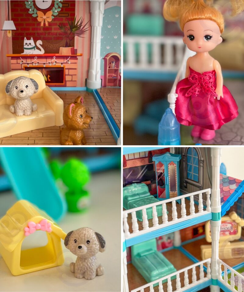 Kolmekorruseline mängumaja lastele