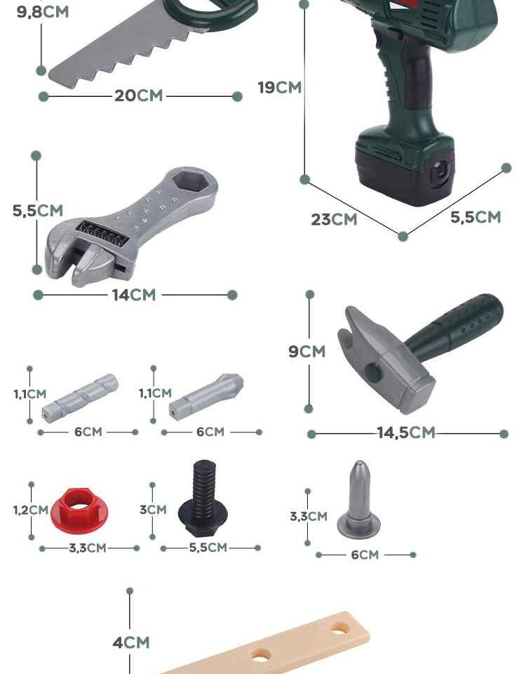 Tööriistakomplekt arendab käelisi oskusi