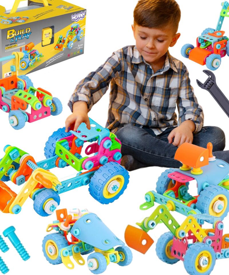 Laste Konstruktorkomplekt 6-ühes koos elementidega