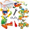 Laste konstruktorikomplekt koos 163 osaga