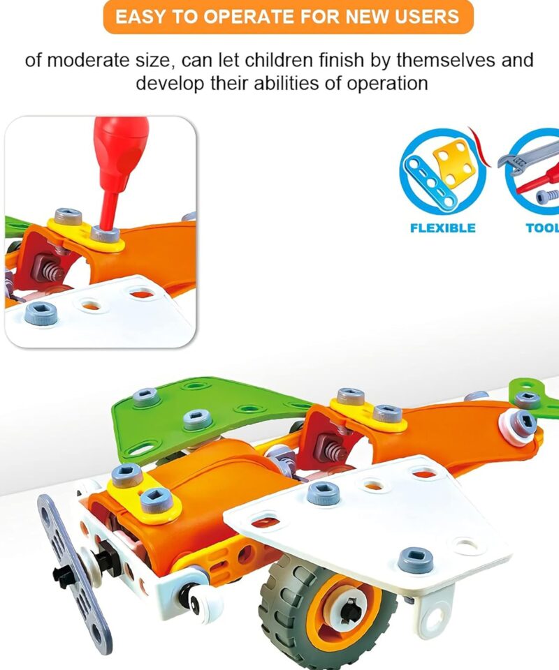 Lastele mõeldud ehituskomplekt 163 osaga