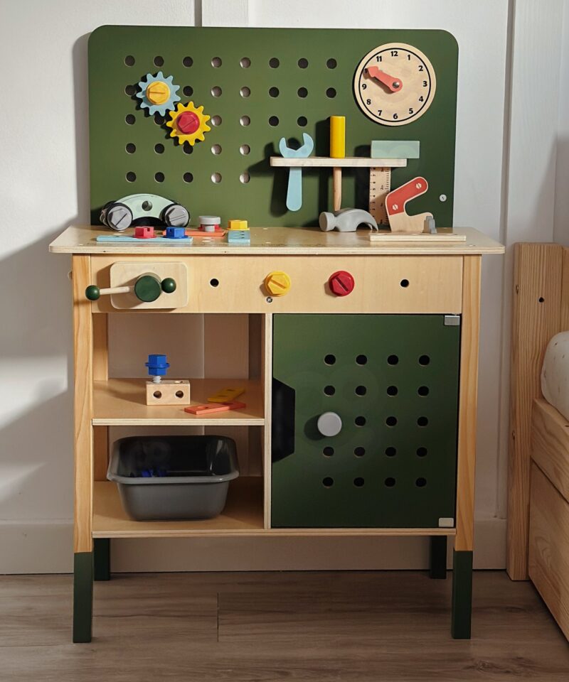 Ohutu puidust tööriistakomplekt