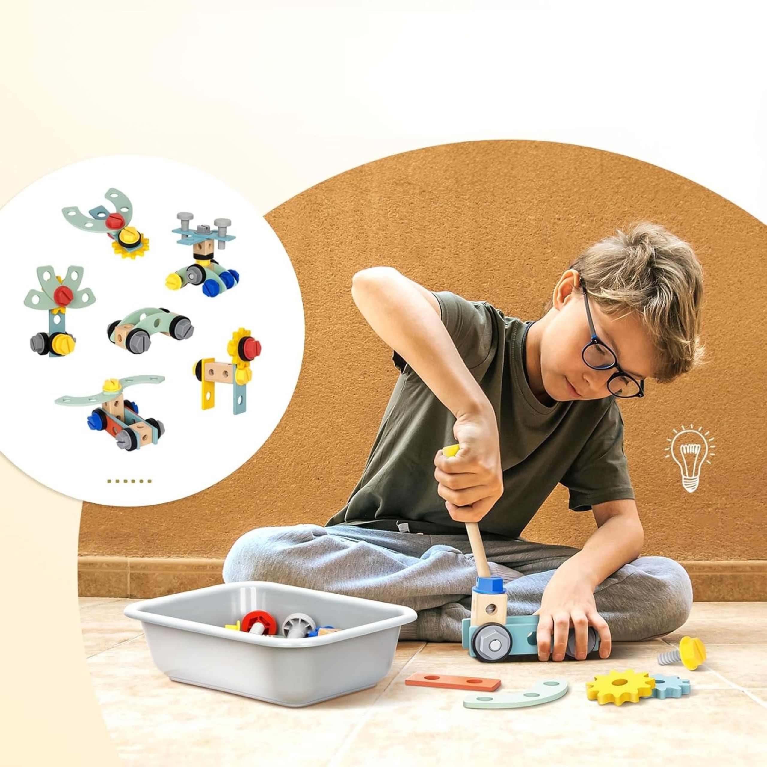 Lastele mõeldud tööriistakomplekt