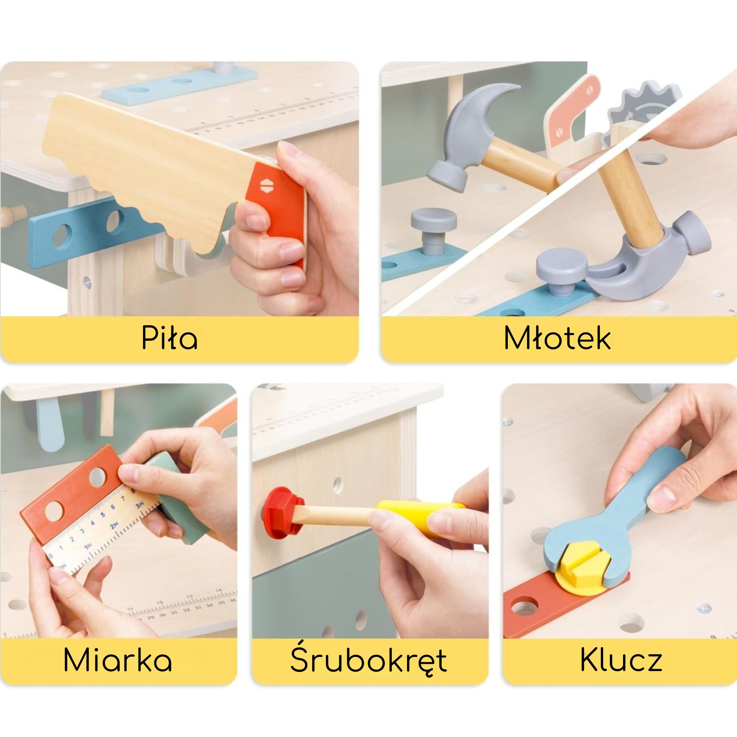 Lastele mõeldud tööriistakomplekt