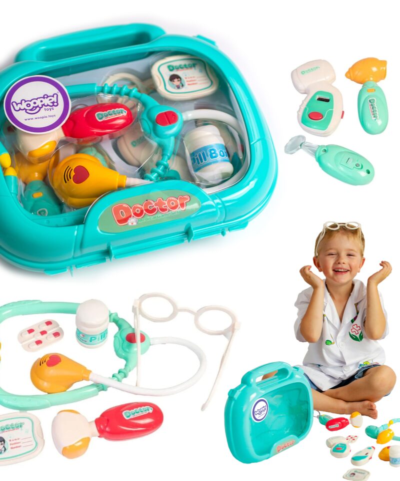 Laste arstikomplekt valguse ja heliga