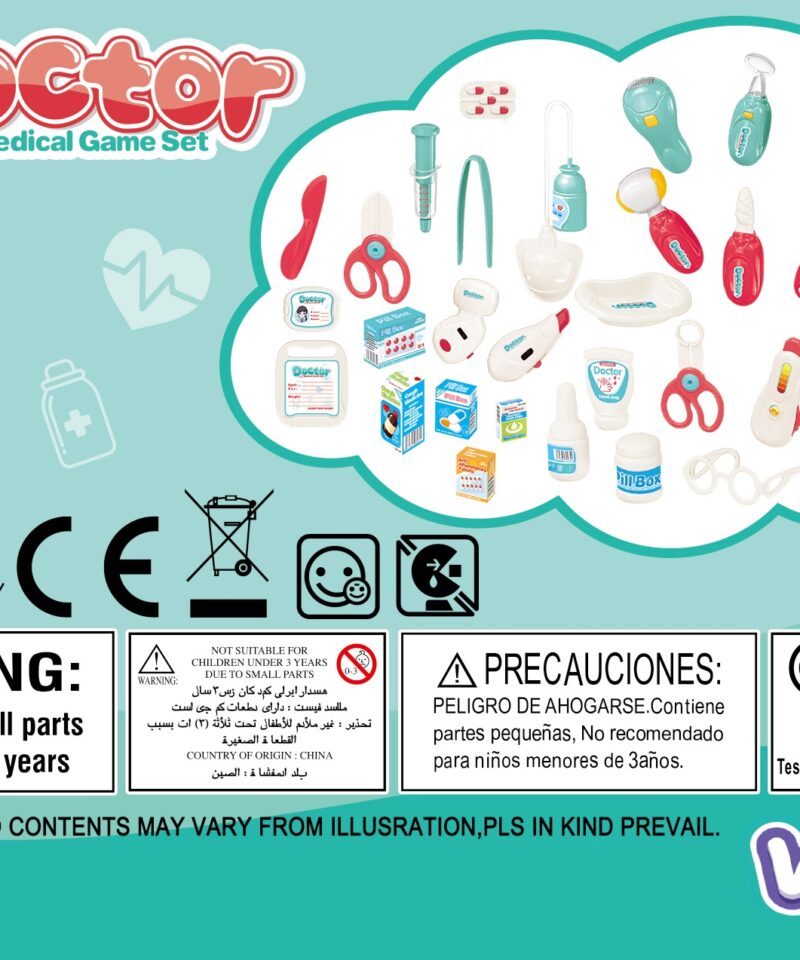 Loovust toetav laste arstikomplekt