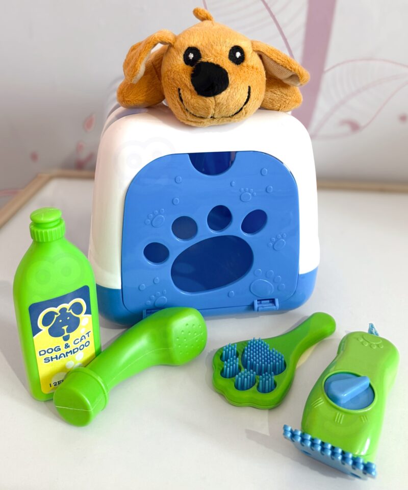 Lastele mõeldud mängukomplekt loomaarstiks