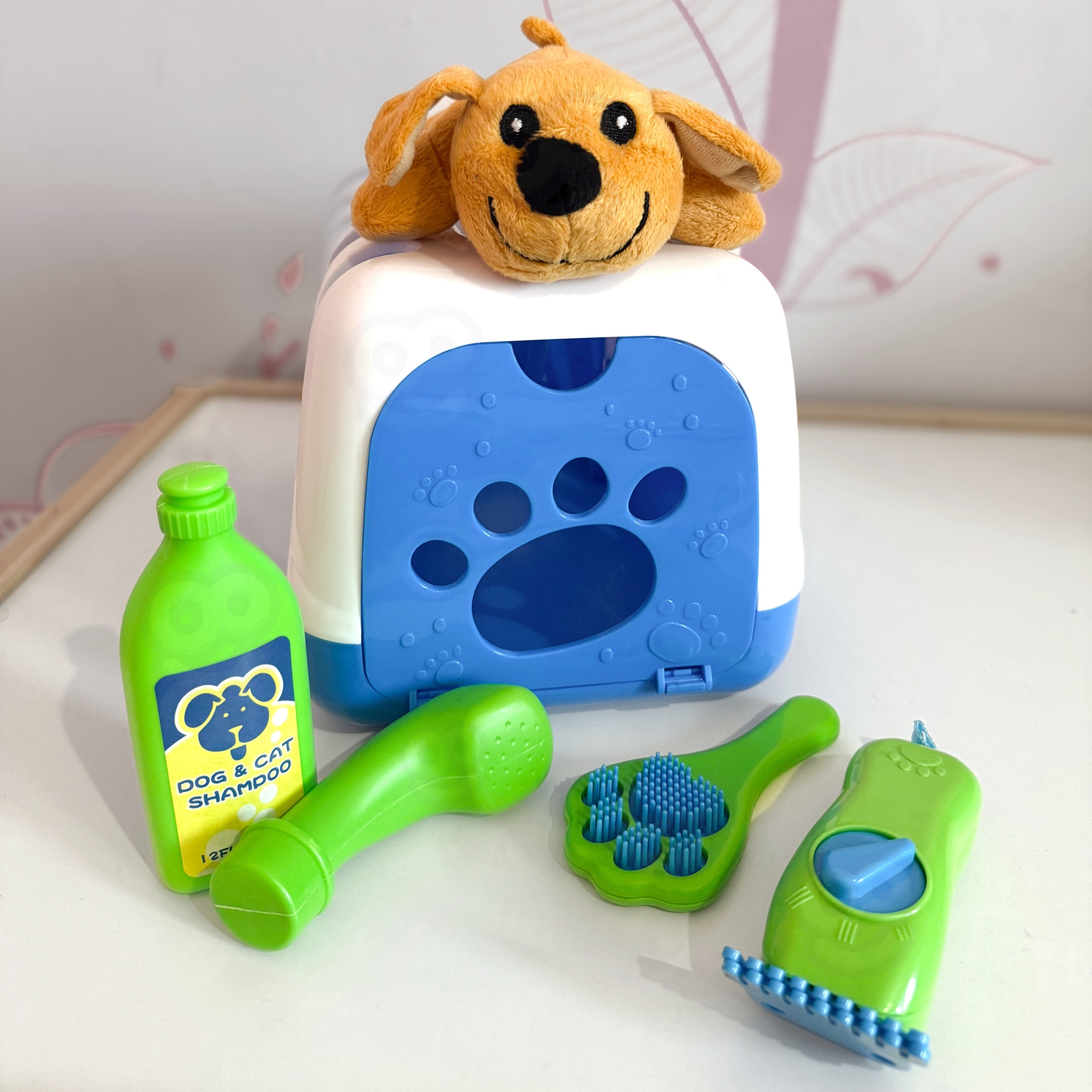 Lastele mõeldud mängukomplekt loomaarstiks