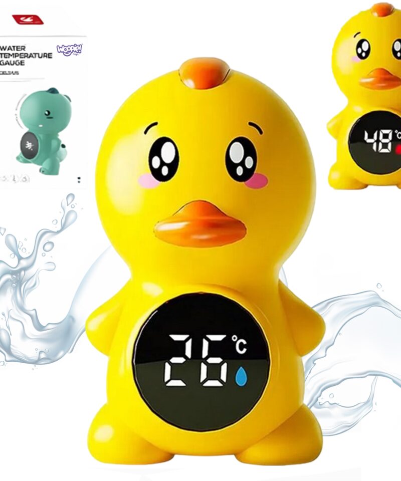 Lõbus pardikujuline veetermomeeter vees