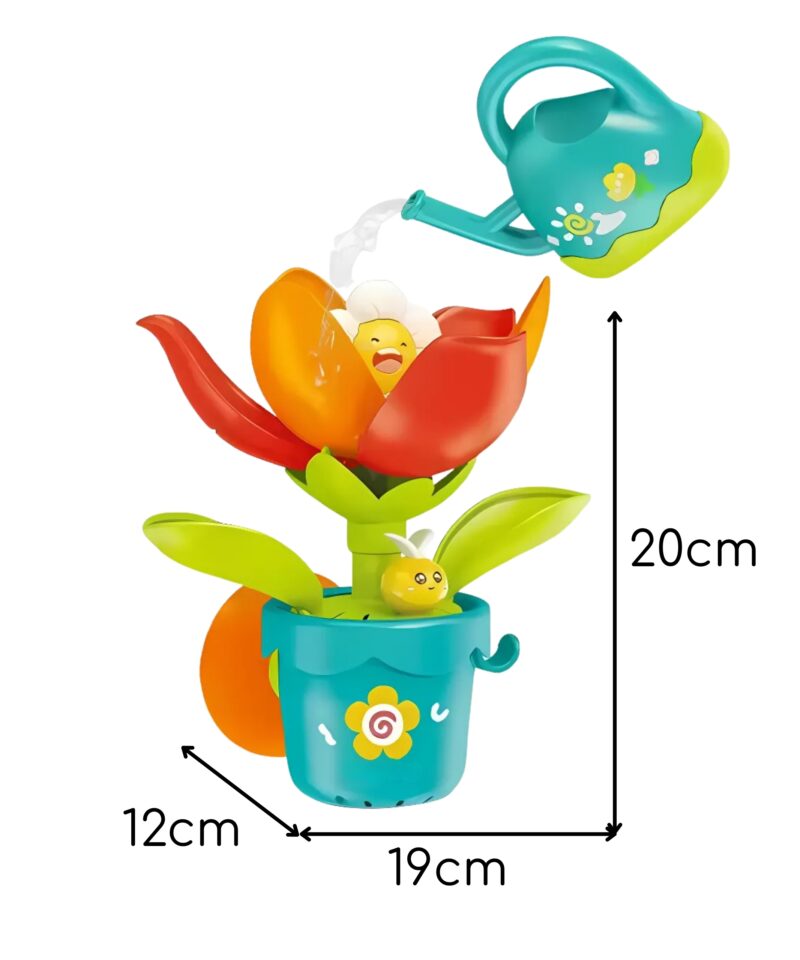 Kastekannuga lõbus mänguaeg vannis