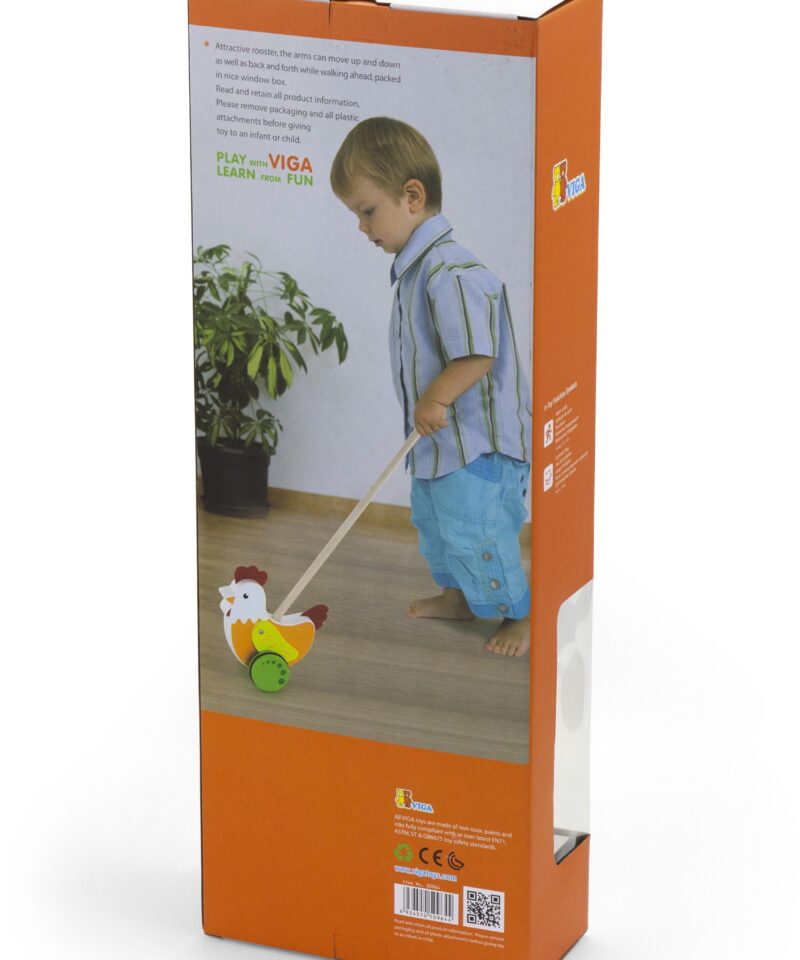 Puidust mänguasi, mis motiveerib liikuma