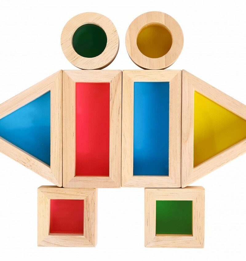 Lastele mõeldud puidust ehitusklotsid