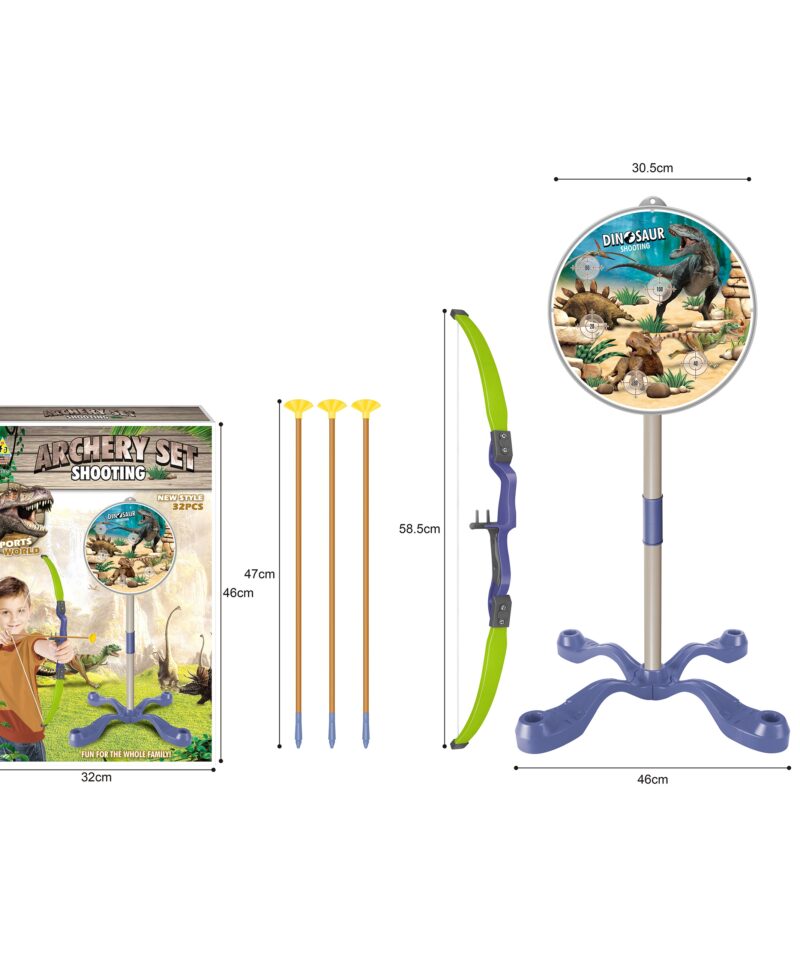 Vibu ja nooled mängukomplektis